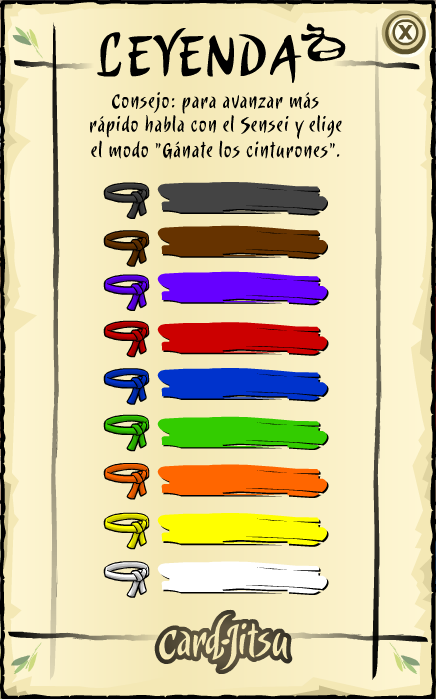 Cinturones Ninja
